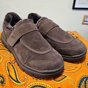 FitVille cozy warm slippers, men’s size 14 wide